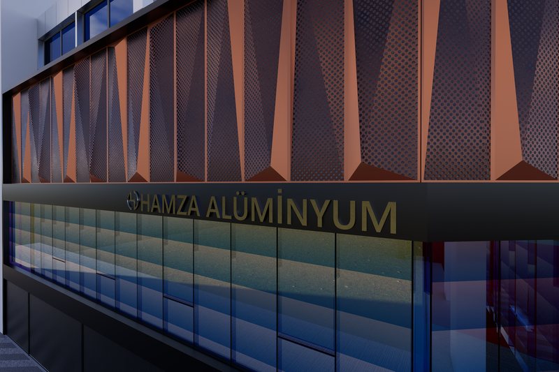 Perfore / Mesh Panel Giydirme uygulaması